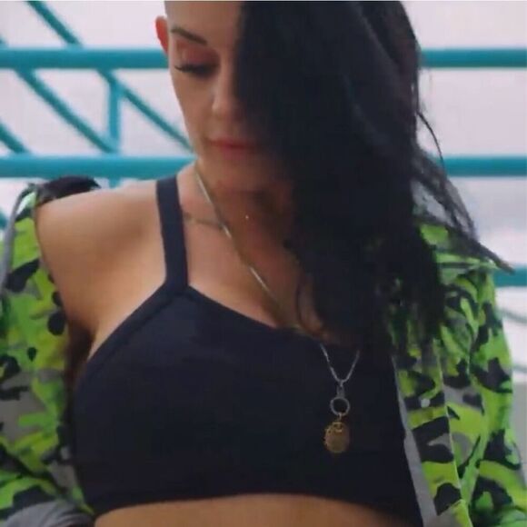 Celestial Bodiez CB Collective Camo Fishnet Sports Bra M - Picture 3 of 7